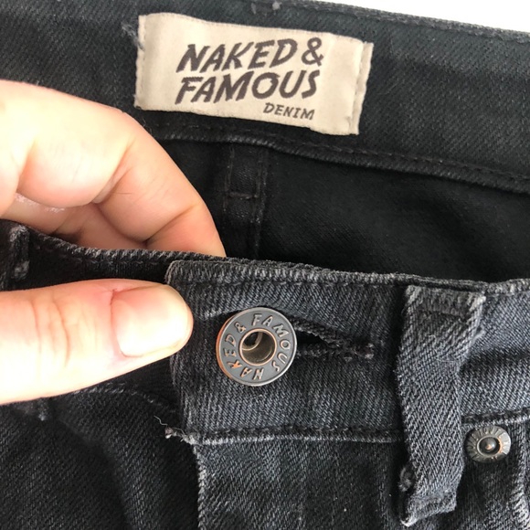 Naked and Famous Black Power Stretch Jeans - Picture 13 of 13